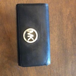 Black Michael Kors Tri-Fold Wallet